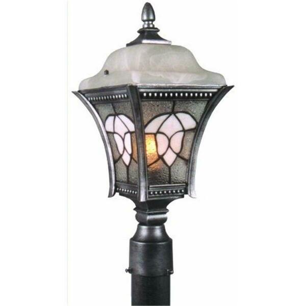 Abington Estate Post Mount Light -Swedish Silver F-4980-SW